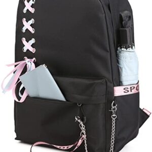 ISaikoy Anime Oshi No Ko Backpack Shoulder Bag Bookbag School Bag Daypack Satchel Laptop Bag 4