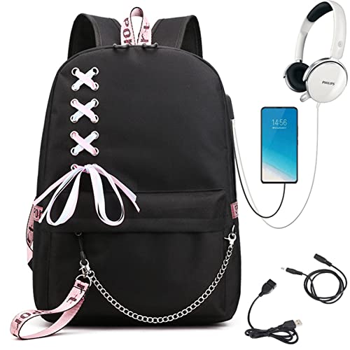 ISaikoy Anime Oshi No Ko Backpack Shoulder Bag Bookbag School Bag Daypack Satchel Laptop Bag 4