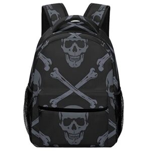 xollar laptop backpacks for men women skulls bones lightweight travel daypack large hiking camping bags