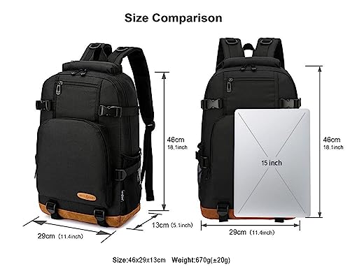 Teen SCP Foundation Graphic Rucksack-Student High Capacity Bookbag Durable Laptop Bag for Outdoor