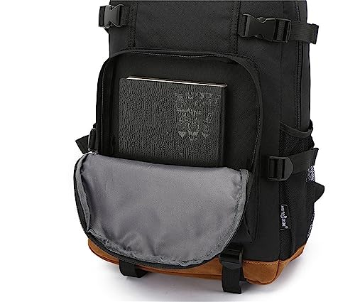 Teen SCP Foundation Graphic Rucksack-Student High Capacity Bookbag Durable Laptop Bag for Outdoor