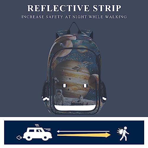 UMIRIKO Galaxy Space Planet Astronaut Kids Backpacks for Boys and Girls Elementary School Backpack Bookbag With Chest Strap 2021583