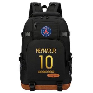 teenager psg graphic bookbag-water resistant daypack neymar jr durable knapsack for student