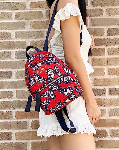 Kate Spade Chelsea The Little Better Nylon Mini Backpack Butterfly Red