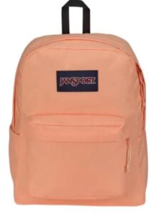 jansport superbreak one backpack (peach)