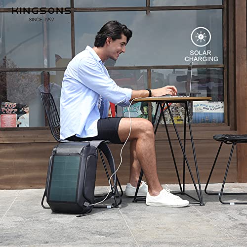 Laptop Bag for Men Women, Laptop Backpack Mens Backpack 15.6 Inches with USB Charging Port (15.6“, Travel Backpacks)