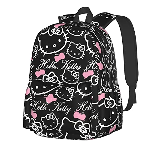 IBOBFBG Large Capacity Cute Cartoon Backpack For Men Women-Notebook Laptop Bags For Travel Hiking Camping Work Outdoor Accessories Bookbag-P15