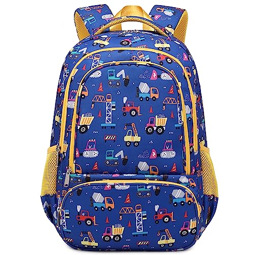 abshoo Lightweight Car Kids Backpack For School Boys Elementary Kindergarten Bookbag School Bags (Car)