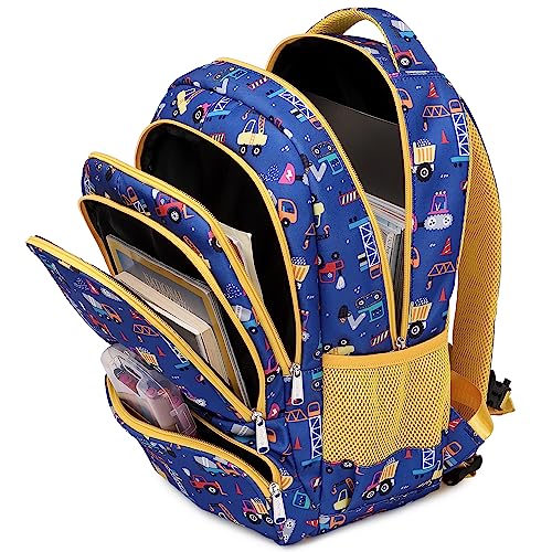 abshoo Lightweight Car Kids Backpack For School Boys Elementary Kindergarten Bookbag School Bags (Car)