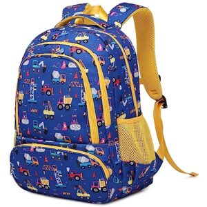 abshoo Lightweight Car Kids Backpack For School Boys Elementary Kindergarten Bookbag School Bags (Car)