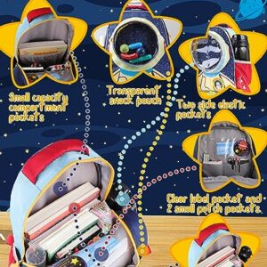 LSSAGOON Astronaut Kids Backpack for Toddler Girls, Cute Bookbag for 6~12 Year Olds for School, Birthday, Xmas Gifts, Bag for Elementary School