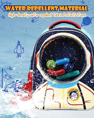 LSSAGOON Astronaut Kids Backpack for Toddler Girls, Cute Bookbag for 6~12 Year Olds for School, Birthday, Xmas Gifts, Bag for Elementary School