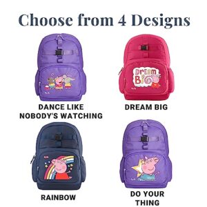 Let's Make Memories Personalized Backpack with Lunch Box (Optional) - Peppa Pig - Pink - Dream Big