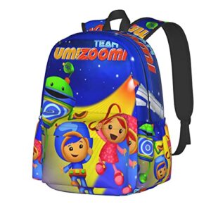 conpelson backpacks team anime umizoomi adjustable laptop backpack double shoulder bag for women men climbing shopping work