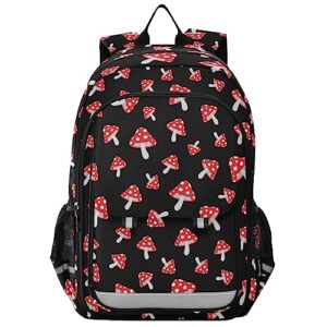 chsin kawaii mushroom school backpack for girls-boys elementary school bookbag daypack for kids
