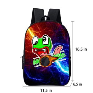 Nsq Unisex Game Backpack 3d Printing Cartoon Backpacks Travel Double Shoulder Bag Casual Daypacks 3-One Size