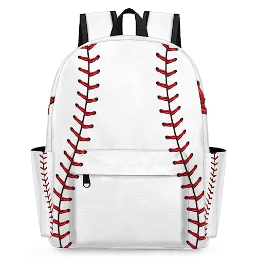 Toddler Backpack for Boys Girls, Kids Backpacks for Preschool, Kindergarten, Elementary School with Padded Back, Durable School Bags Children Bookbags Casual Travel Back Pack (Baseball)