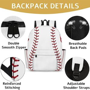 Toddler Backpack for Boys Girls, Kids Backpacks for Preschool, Kindergarten, Elementary School with Padded Back, Durable School Bags Children Bookbags Casual Travel Back Pack (Baseball)