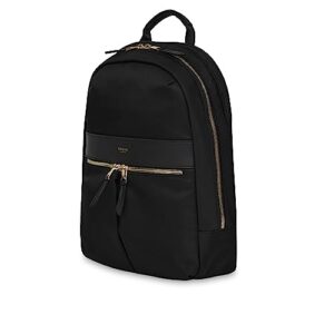 KNOMO Mini Beaufort Beauchamp M 12inch Backpack Womens for Tablet, Laptop Bag for Work, Travel Daypack Purse,Black