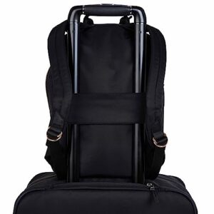 KNOMO Mini Beaufort Beauchamp M 12inch Backpack Womens for Tablet, Laptop Bag for Work, Travel Daypack Purse,Black