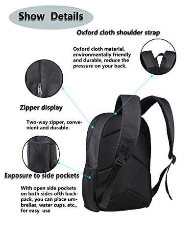 Ndw Unisex Anime Backpack 3d Printing Cosplay Casual Daypacks Novelty Double Shoulder Bag Travel Bag 3-One Size