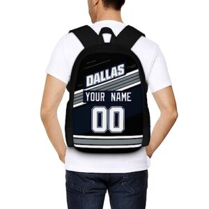 KREDE Dallas Backpack Personalized Bags for Men Women Gifts