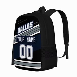 KREDE Dallas Backpack Personalized Bags for Men Women Gifts