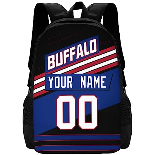 KREDE Buffalo Backpack Personalized Bags for Men Women Gifts