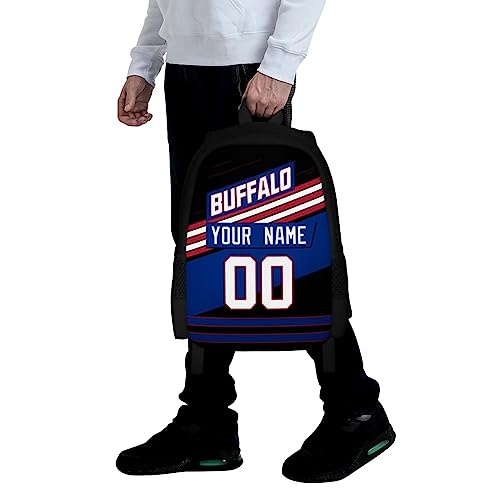 KREDE Buffalo Backpack Personalized Bags for Men Women Gifts