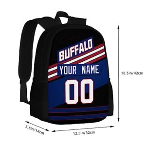 KREDE Buffalo Backpack Personalized Bags for Men Women Gifts