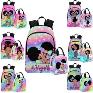 interestprint personalized back to school backpack for girls custom princess school backpack bags for daughter customized book bags for kids girls