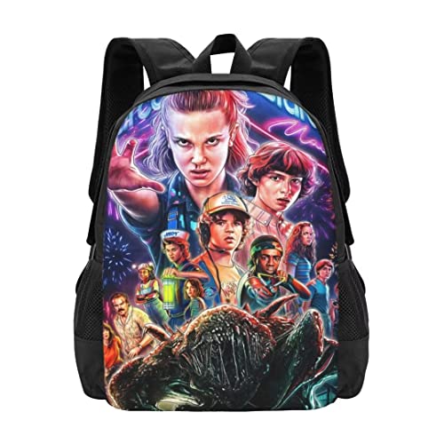 Stranger Pattern Backpack Lightweight Travel Backpack for Women Backpack for Unisex 3D Pattern Printed Laptop Backpack