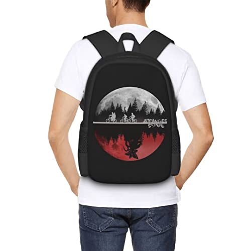 Stranger Pattern Backpack Lightweight Travel Backpack for Women Backpack for Unisex 3D Pattern Printed Laptop Backpack