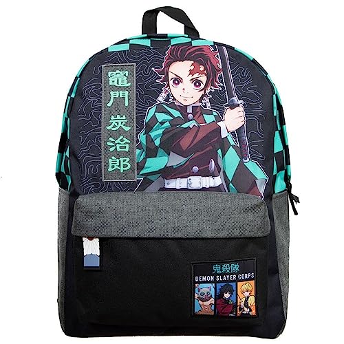 Bioworld Demon Slayer 2-Pack Tanjiro Backpack and Lunch Bag Set