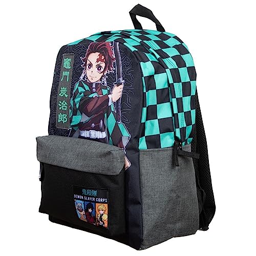 Bioworld Demon Slayer 2-Pack Tanjiro Backpack and Lunch Bag Set