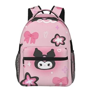 rodes kurromi backpack anime casual lightweight travel laptop backpack cartoon fans gift kawaii