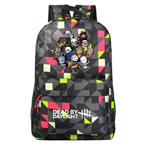 dead by daylight graphic book bag-lightweight daily bgapack durable laptop knapsack for student
