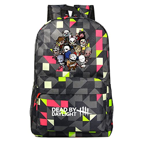 Dead by Daylight Graphic Book Bag-Lightweight Daily Bgapack Durable Laptop Knapsack for Student