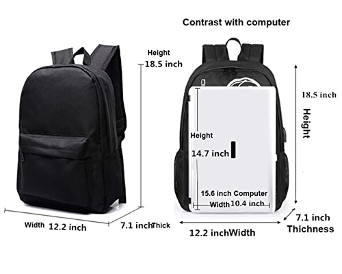 Dead by Daylight Graphic Book Bag-Lightweight Daily Bgapack Durable Laptop Knapsack for Student