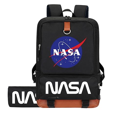 FROIBHATG NASA backpack，astronaut，Large capacity backpack, men and women, tow piece backpack set