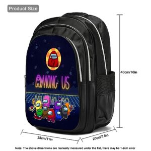 JM0IEPNZ Cartoon Lightweight Daypack Fashion Travel Shoulder Bag 16 inch 3D Printed Casual Backpack