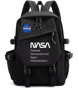 froibhatg nasa backpack，astronaut，large capacity backpack, men and women, vintage，black