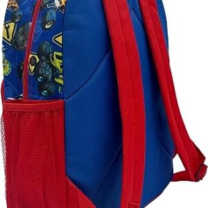 Fast Forward Blaze And The Monster Machines 16" Licensed Cargo School Backpack For Boys (Blue-Red)