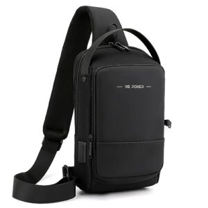 fasnahok sling bag crossbody backpack for men women multipurpose shoulder chest casual daypack for travel hiking cycling