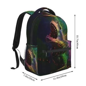 THIRTIMK Horror Large Capacity Backpack For Travel Lightweight Daypack
