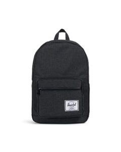 herschel pop quiz backpack (black crosshatch, classic 22l)