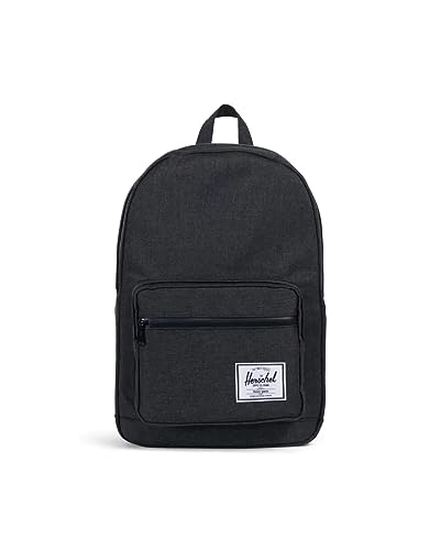 Herschel Pop Quiz Backpack (Black Crosshatch, Classic 22L)