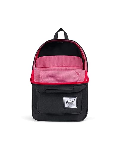 Herschel Pop Quiz Backpack (Black Crosshatch, Classic 22L)