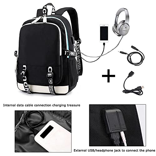 blucagand I Paused My Anime To Be Here Backpack Canvas Capacity Backpack Laptop Backpack Travel Backpack