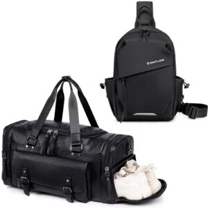 cantlor men small sling bag crossbody backpack travel daypacks chest pack lightweight outdoor shoulder bag one strap